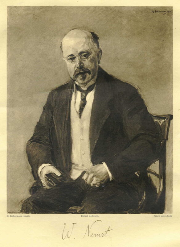 Walther Nernst - Max Liebermann Tablo