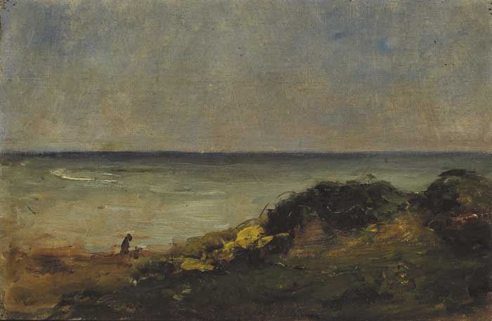 COASTAL LANDSCAPE, PORTMARNOCK - Nathaniel Hone the Younger Tablo