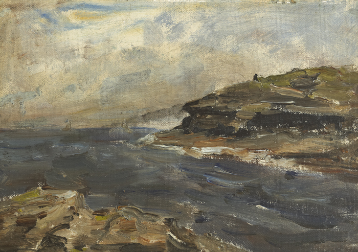 ROCKS AND SHORE - Nathaniel Hone the Younger Tablo