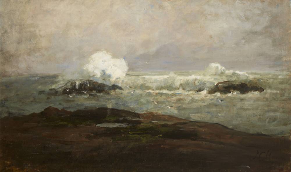 STORMY COAST, COUNTY CLARE - Nathaniel Hone the Younger Tablo