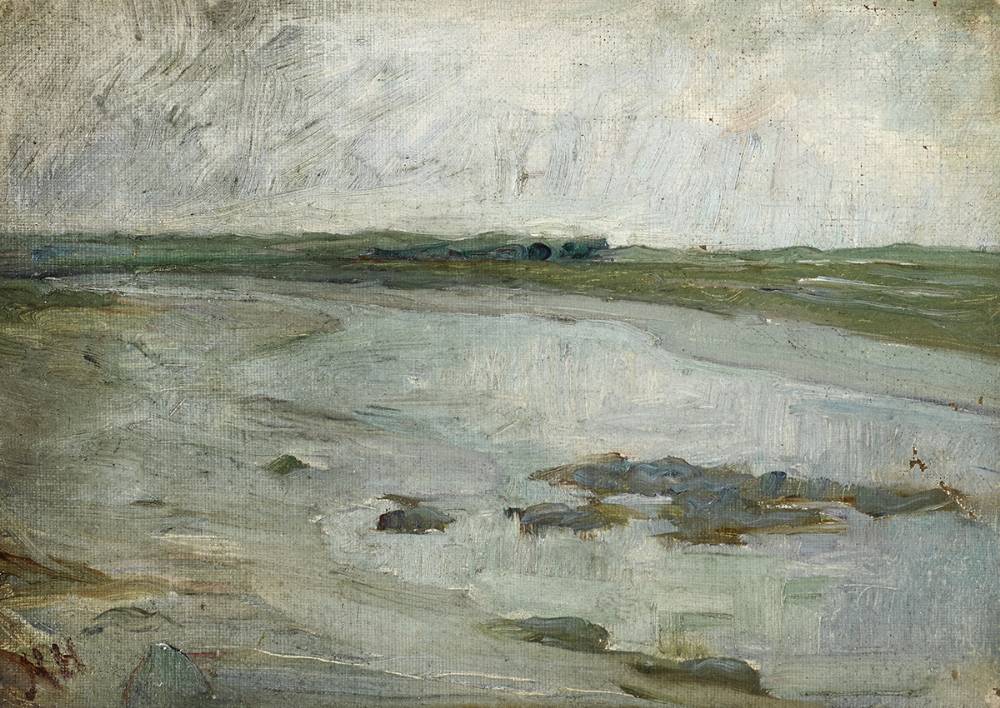 THE ESTUARY, MALAHIDE, COUNTY DUBLIN - Nathaniel Hone the Younger Tablo