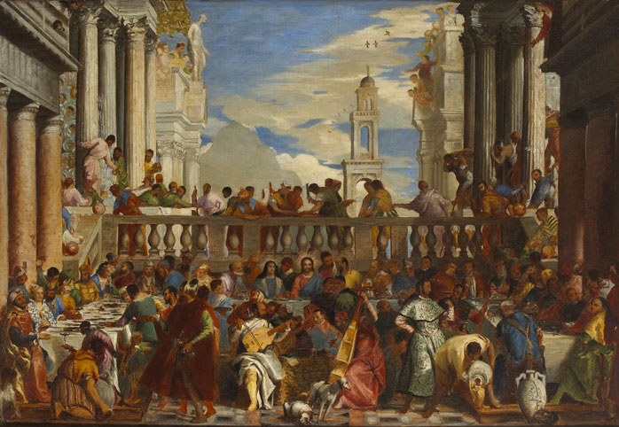 THE MARRIAGE AT CANA (AFTER VERONESE) – Nathaniel Hone the Younger Tablo