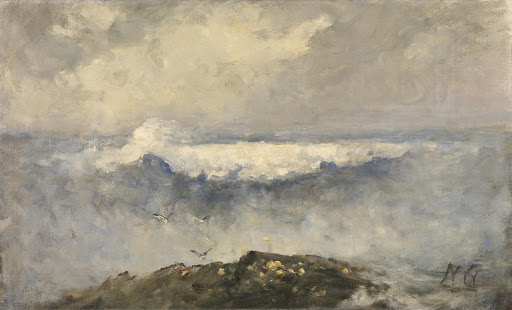 The Wave (1895) - Nathaniel Hone the Younger Tablo