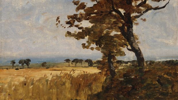 Wheatfield by the Sea - Nathaniel Hone the Younger Tablo