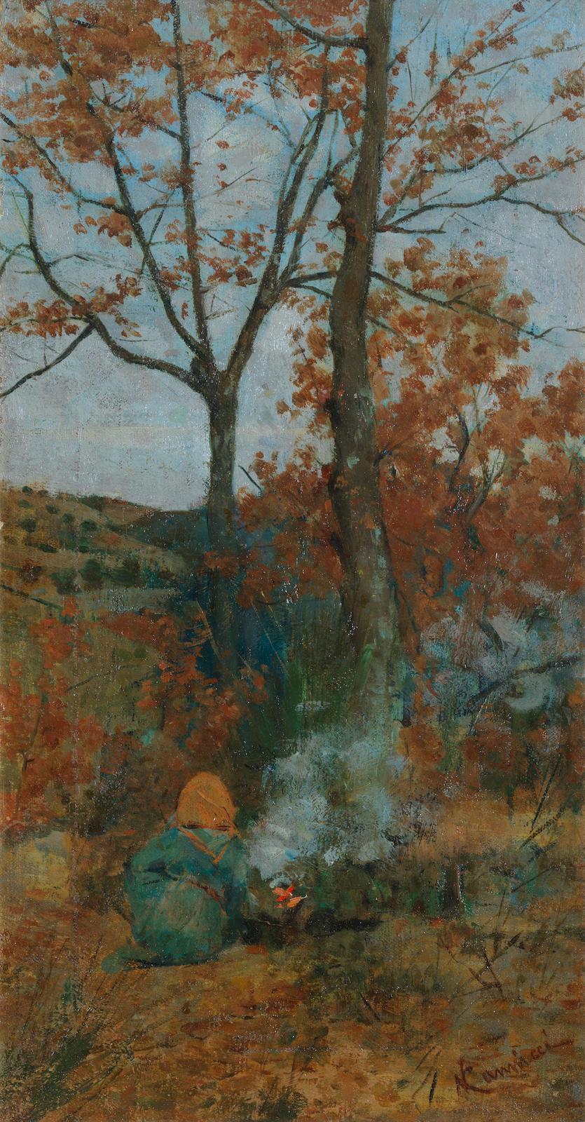By the fire - Niccolò Cannicci Tablo