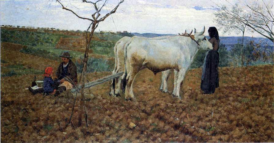 Rest in the fields - Niccolò Cannicci Tablo