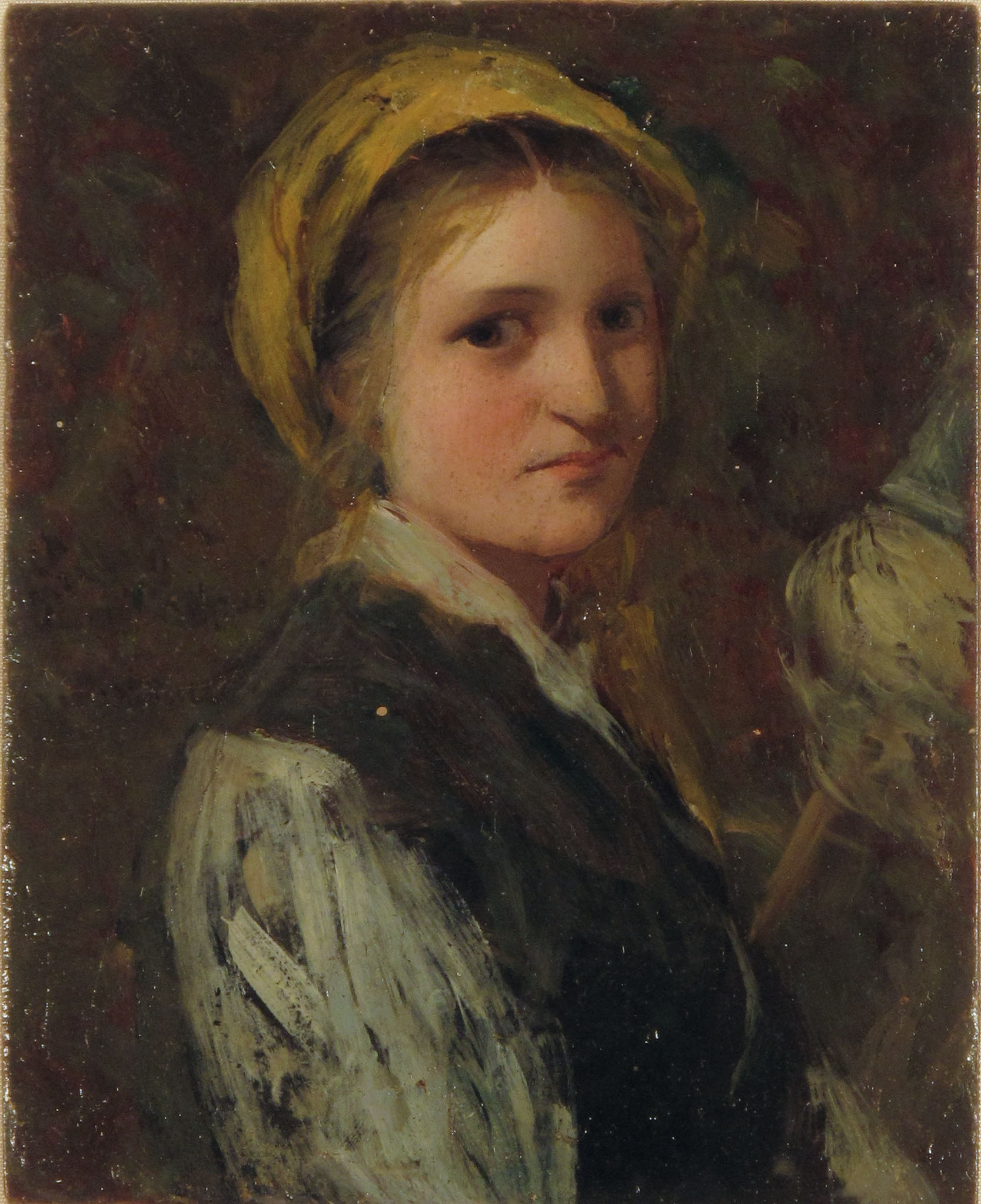 The spinner (1885) - Niccolò Cannicci Tablo