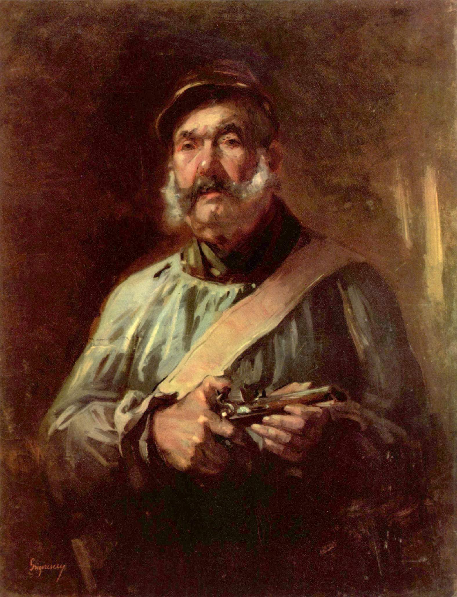 Guardian of Chailly - Nicolae Grigorescu Tablo