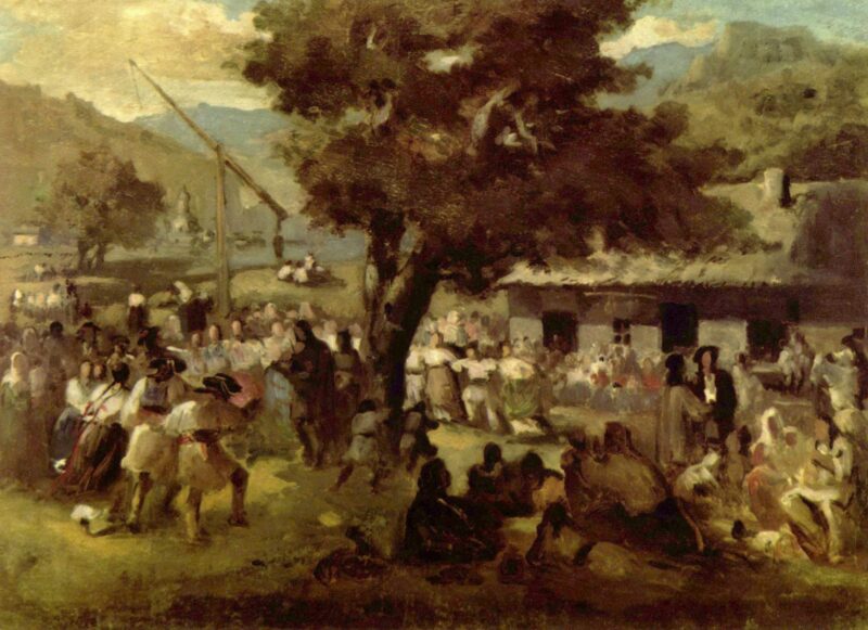 Hora - Nicolae Grigorescu Tablo