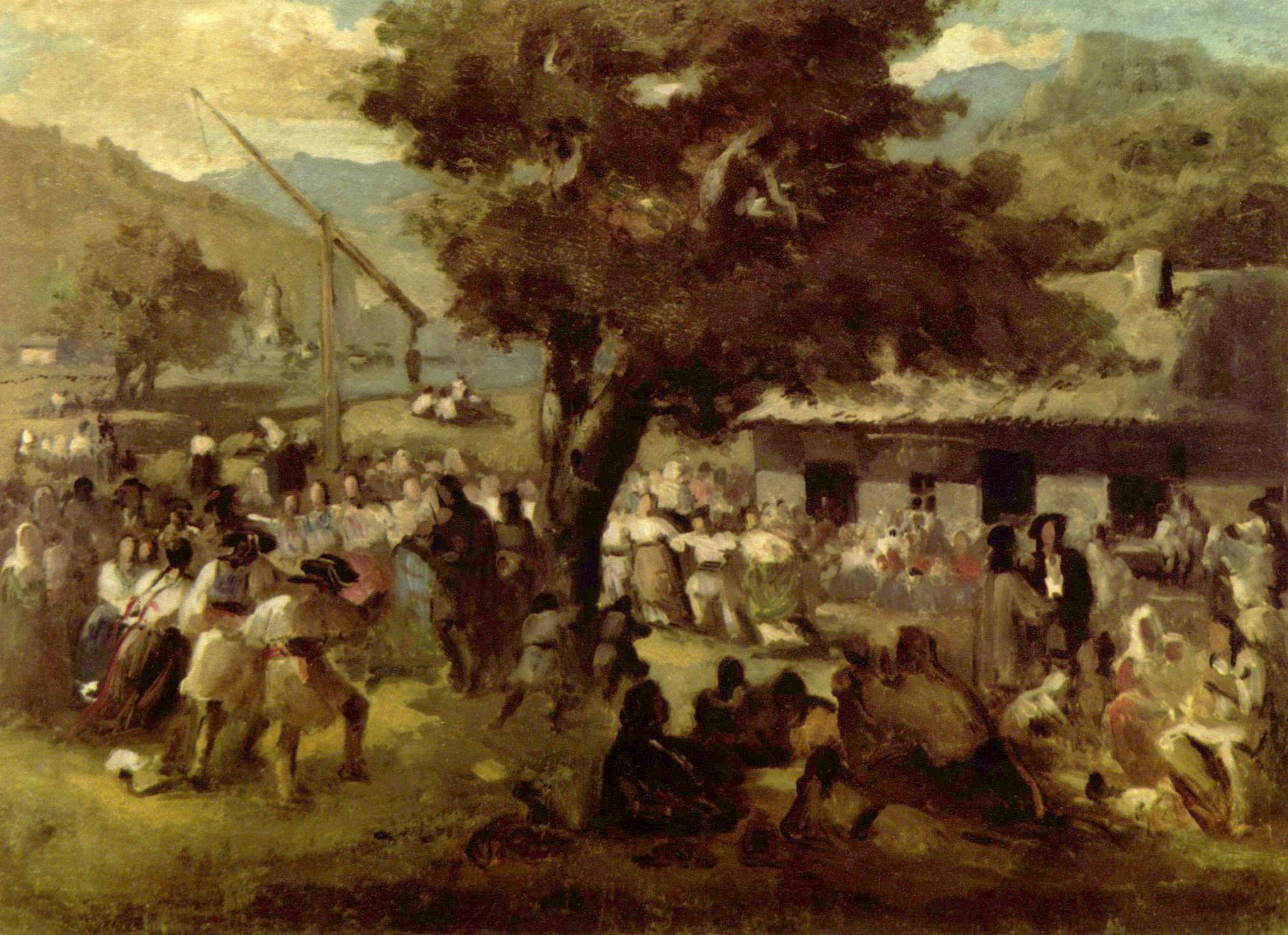 Hora - Nicolae Grigorescu Tablo