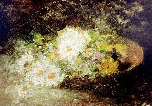 May Lillies - Nicolae Grigorescu Tablo