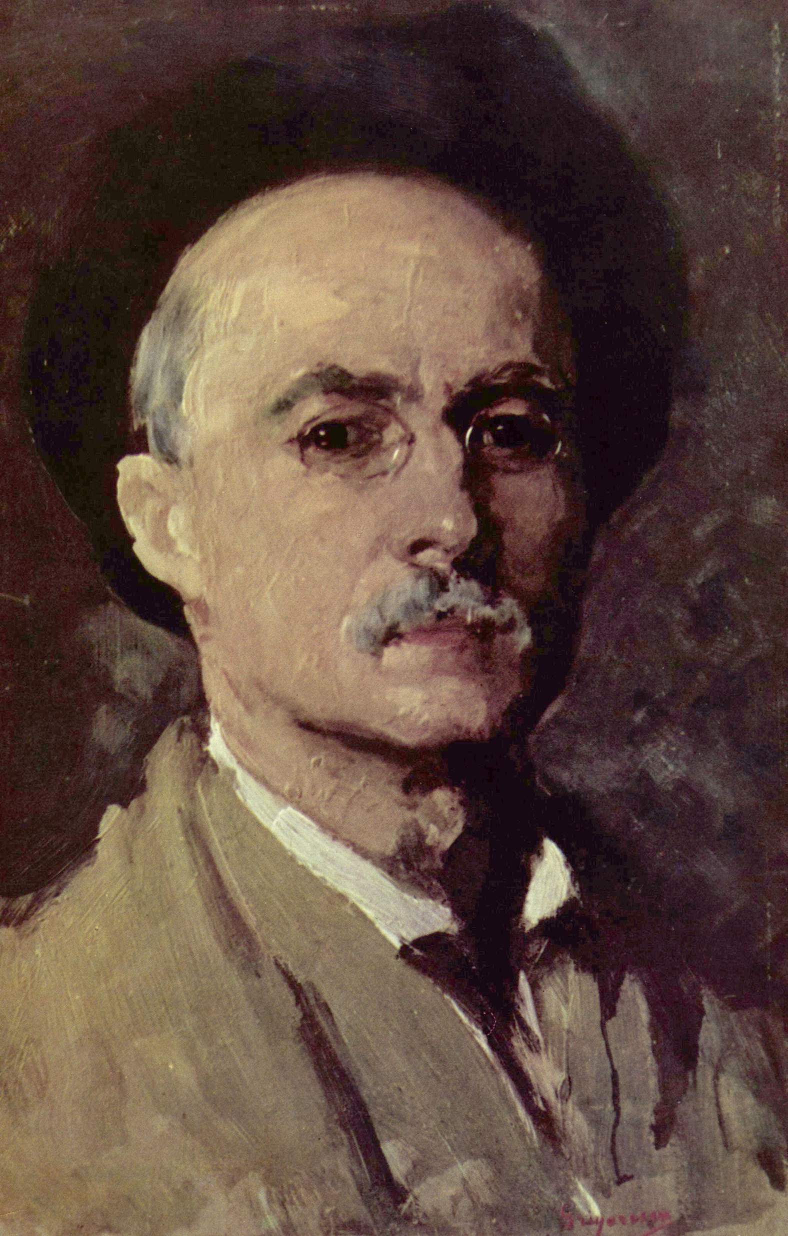 Self Portrait - Nicolae Grigorescu Tablo