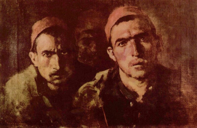 Turkish prisoners – Nicolae Grigorescu Tablo