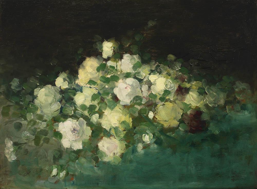 Wild Roses - Nicolae Grigorescu Tablo