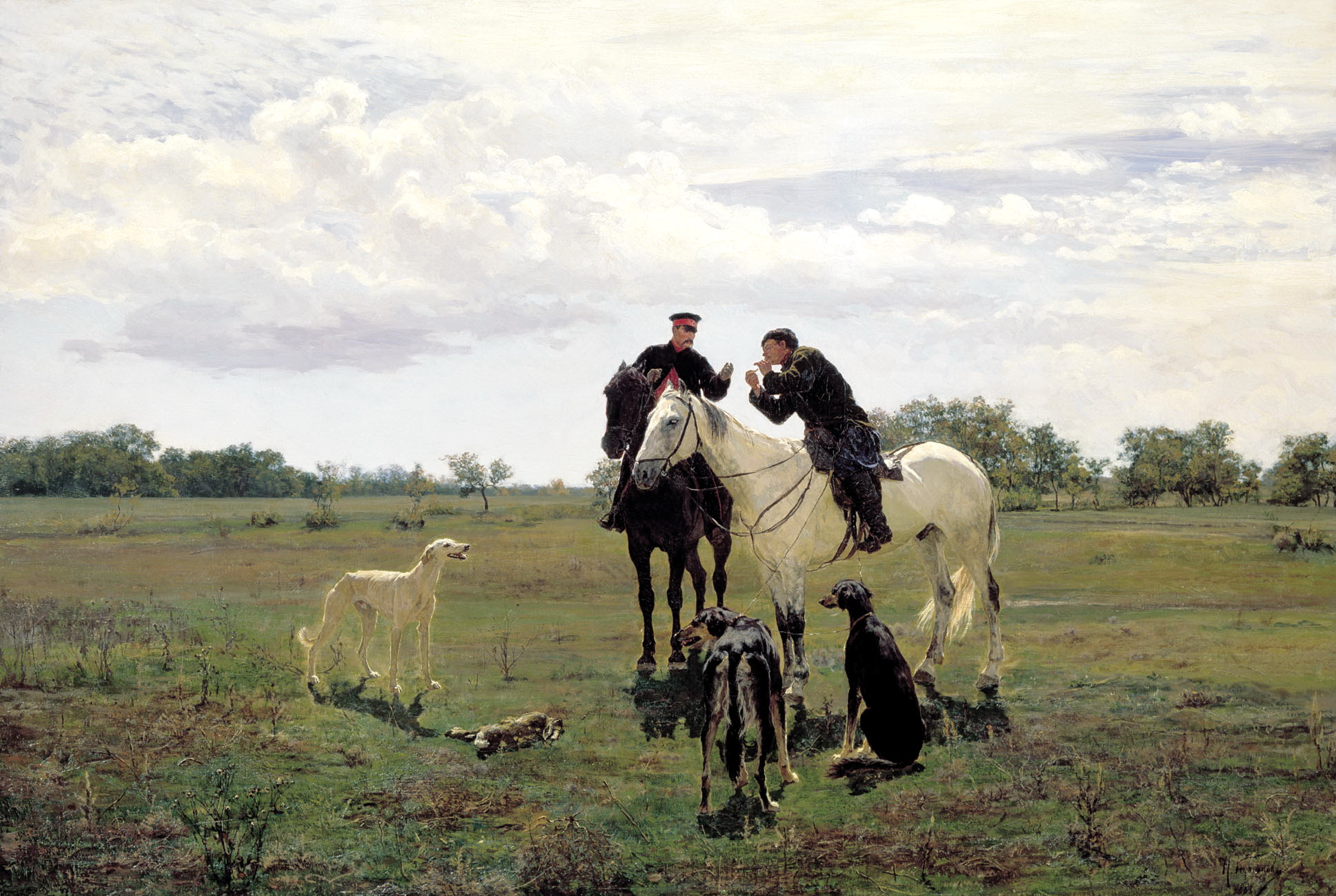 On leave (1882) - Nikolai Kuznetsov Tablo