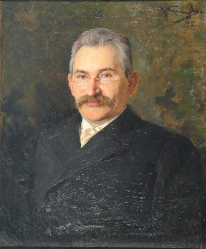 Portrait of Konstantin Andreevich Pyatnitsky, director of Rishelievskaya and II men's gymnasium (1895) - Nikolai Kuznetsov Tablo
