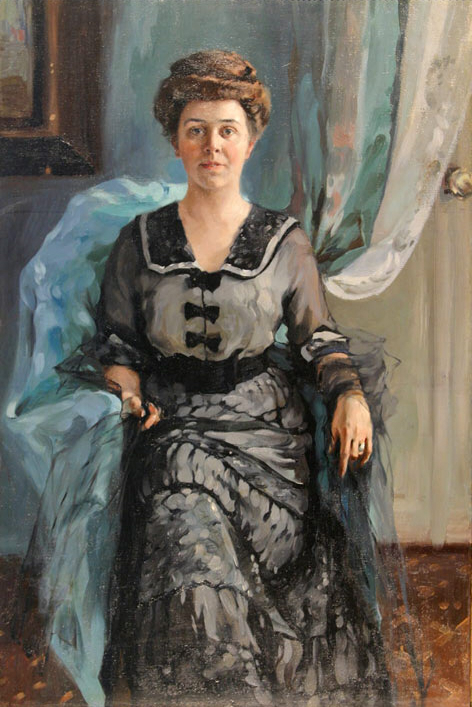 Portrait of the wife of aviator S. Utochkin – Nikolai Kuznetsov Tablo