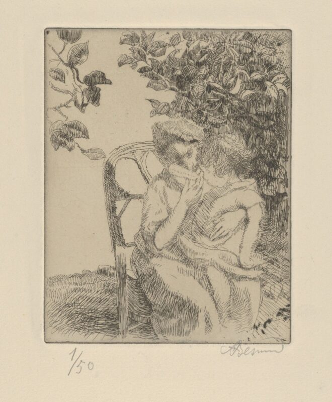 A Snack Under the Trees - Paul-Albert Besnard Tablo