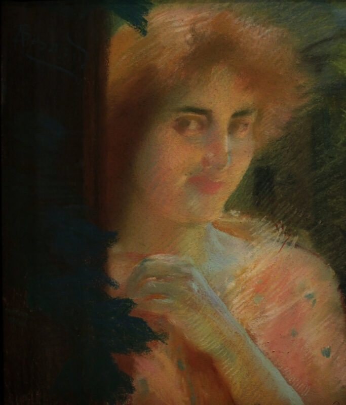 Buste De Femme - Paul-Albert Besnard Tablo