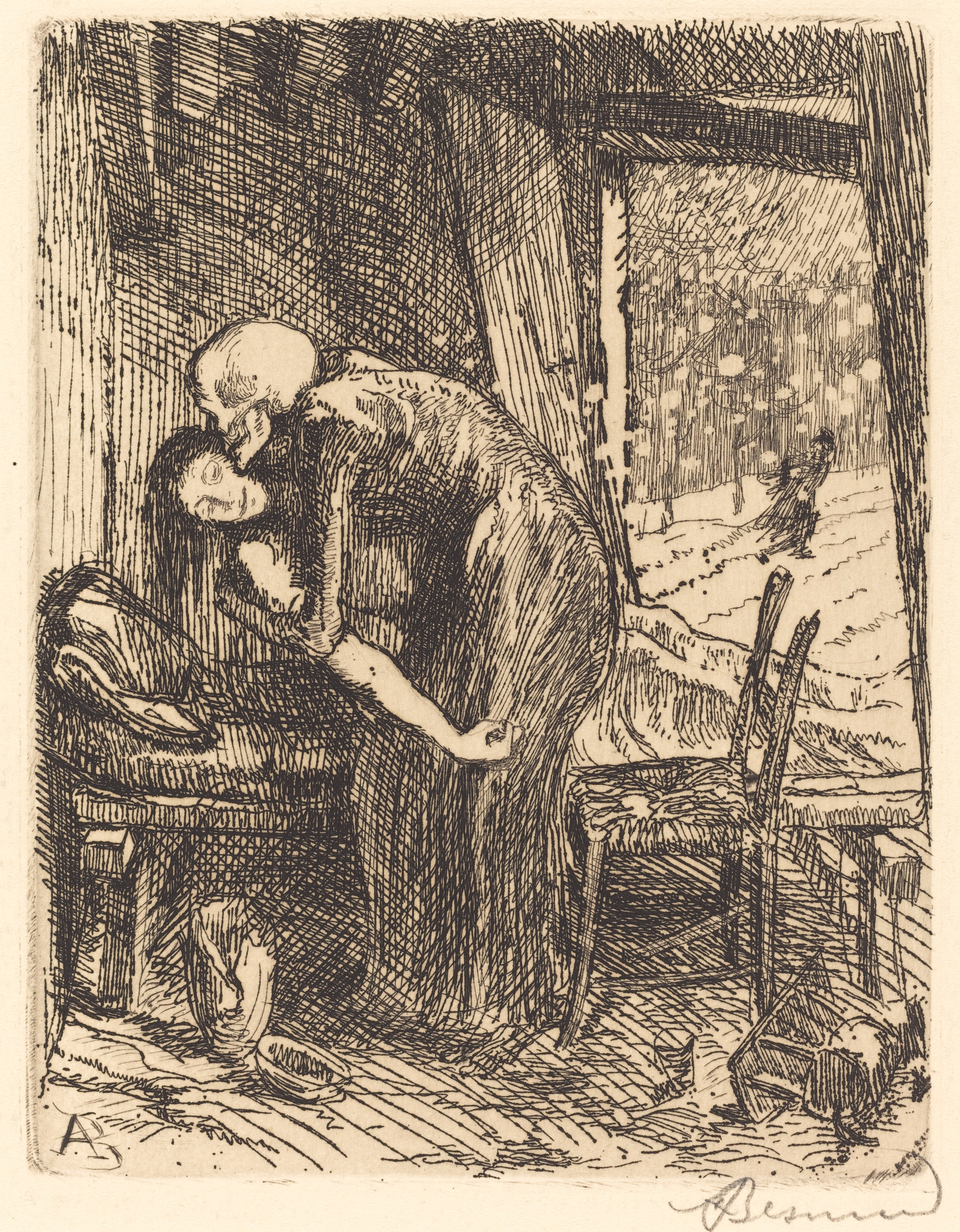 Charitable (1900) - Paul-Albert Besnard Tablo