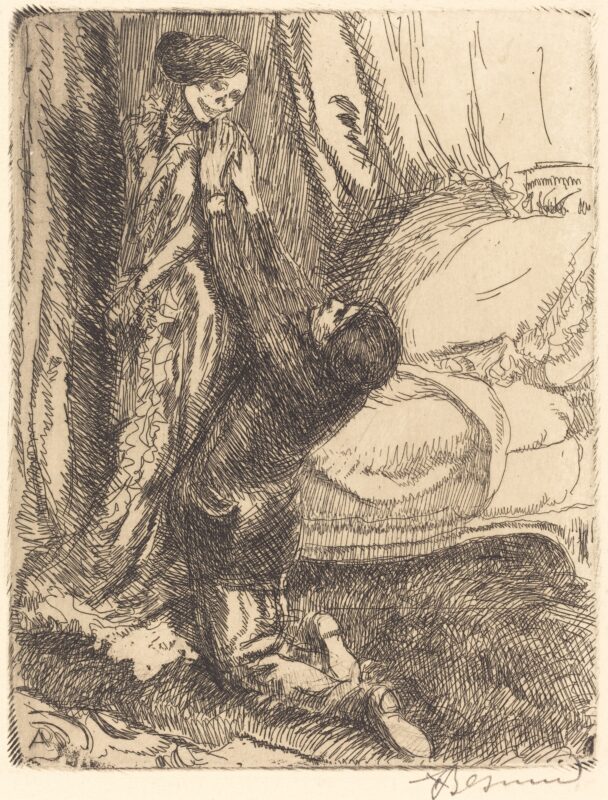 Coquette (1900) - Paul-Albert Besnard Tablo