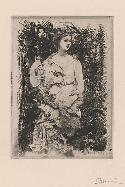 Flora (1888) - Paul-Albert Besnard Tablo