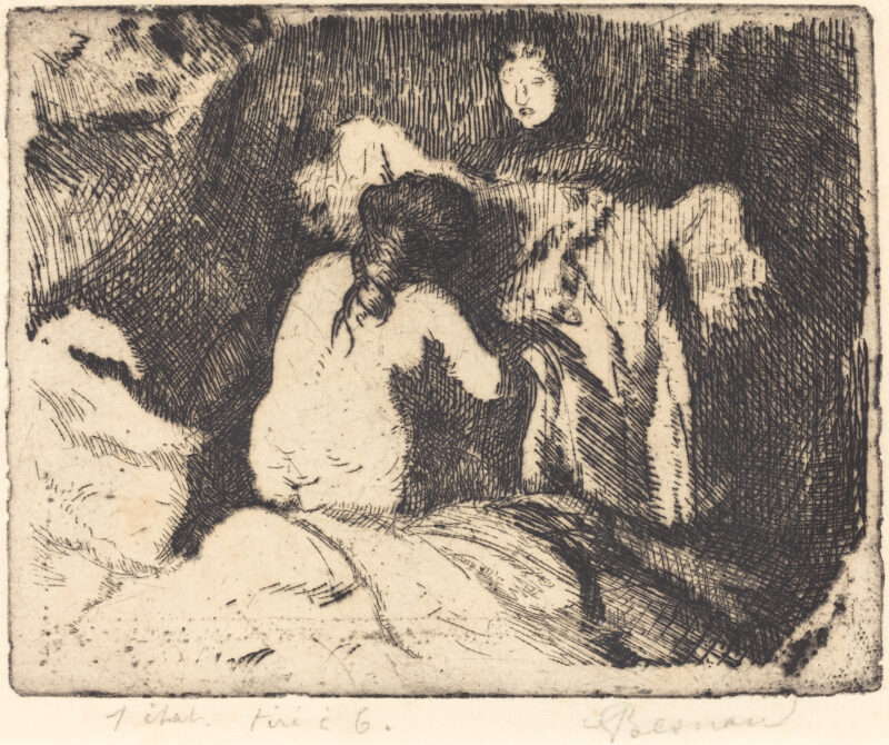 Getting up (1913) - Paul-Albert Besnard Tablo