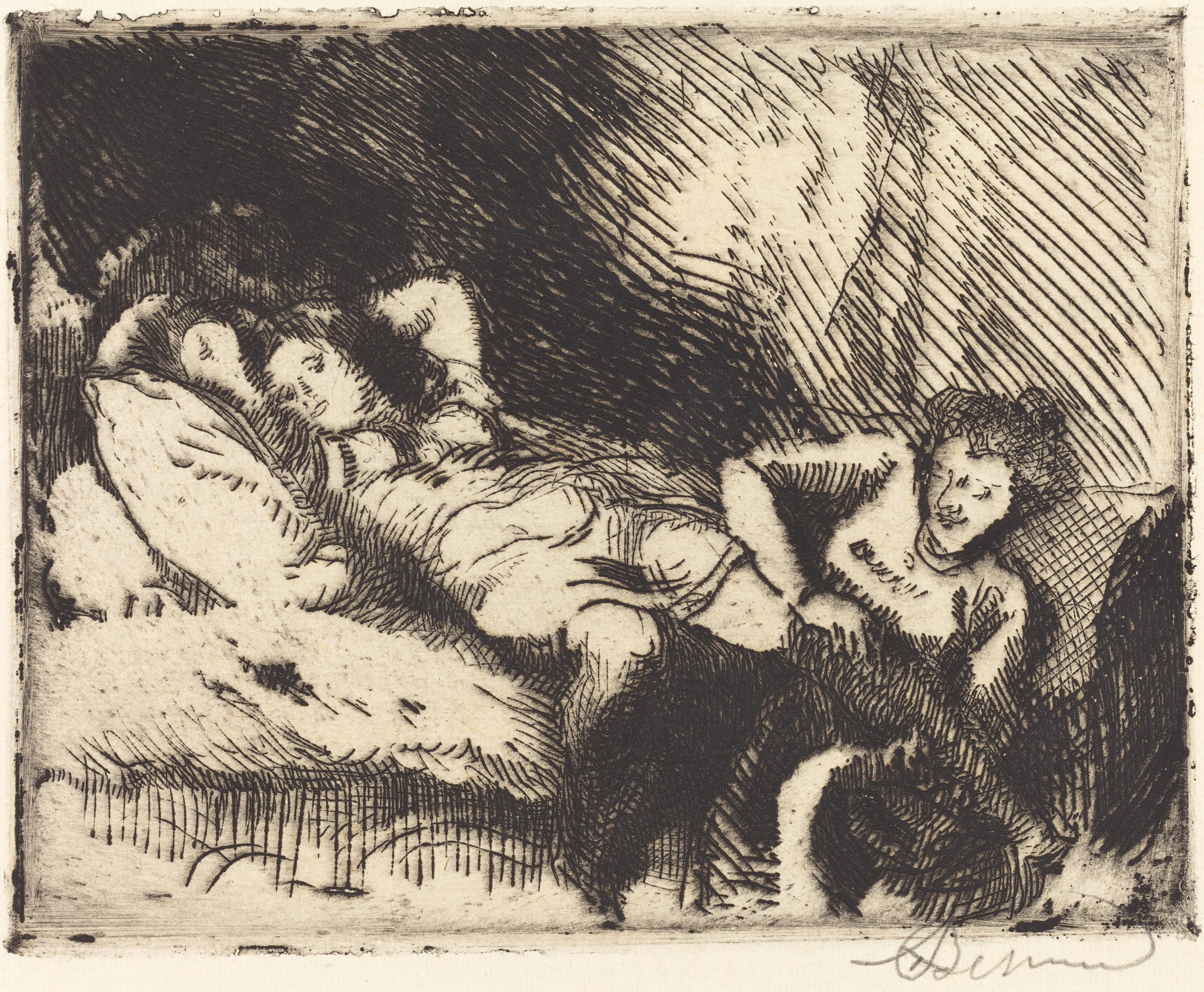 Going to Bed (1913) - Paul-Albert Besnard Tablo