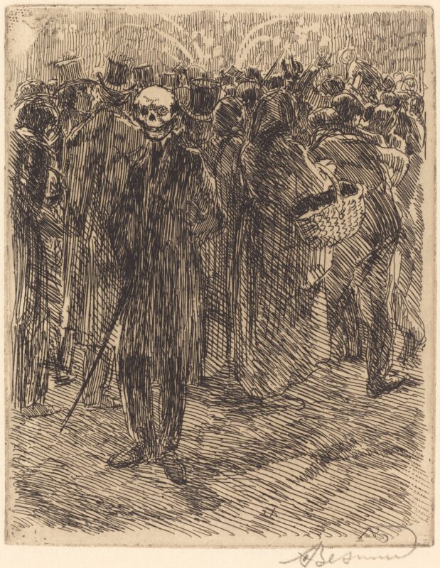 In the Crowd (1900) - Paul-Albert Besnard Tablo
