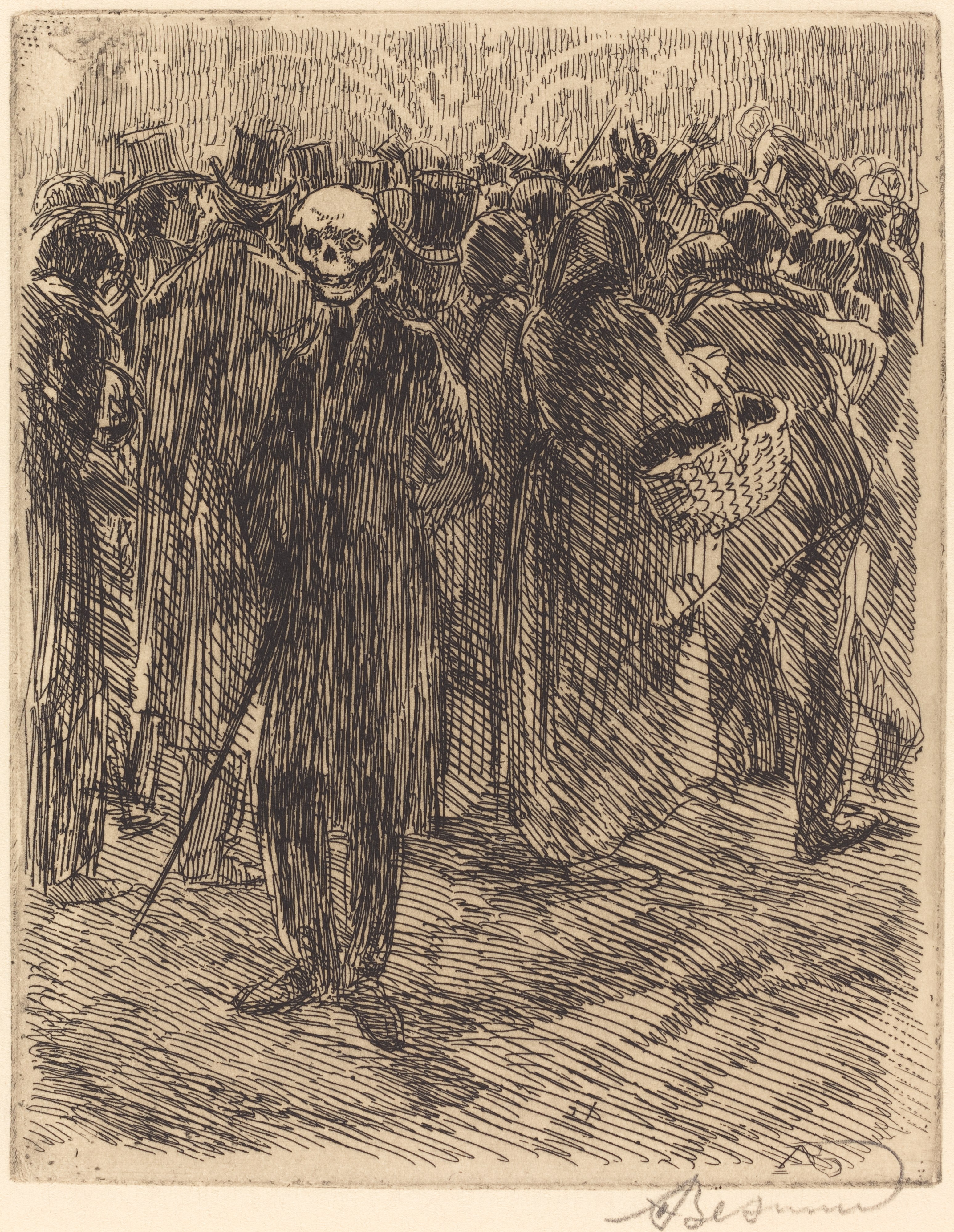 In the Crowd (1900) - Paul-Albert Besnard Tablo