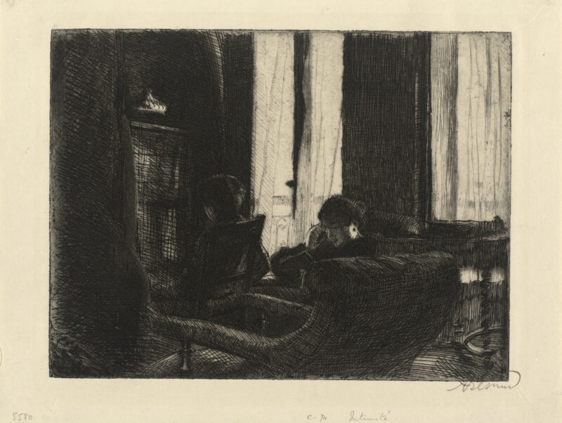 Intimacy (1889) - Paul-Albert Besnard Tablo