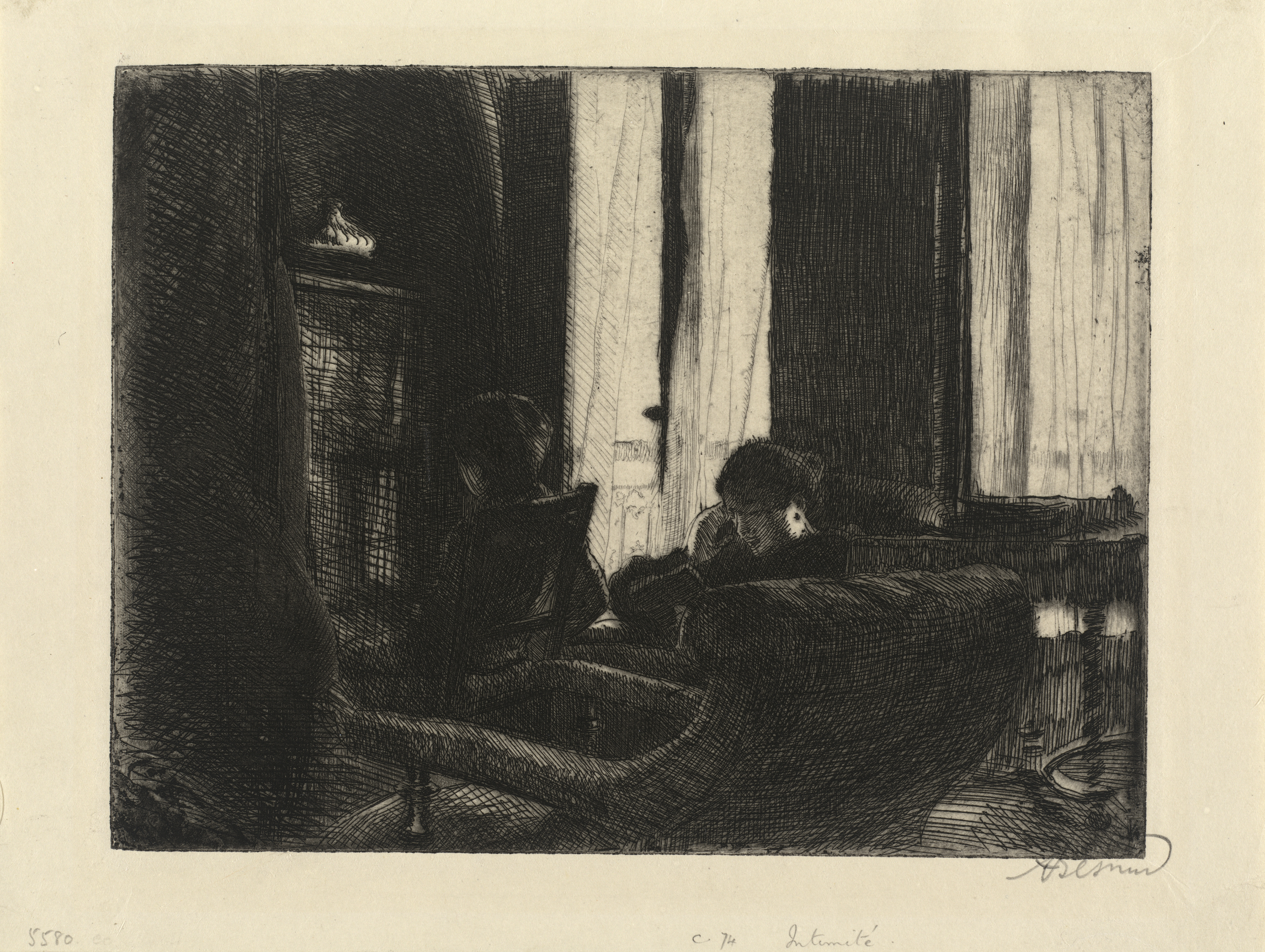 Intimacy (1889) - Paul-Albert Besnard Tablo