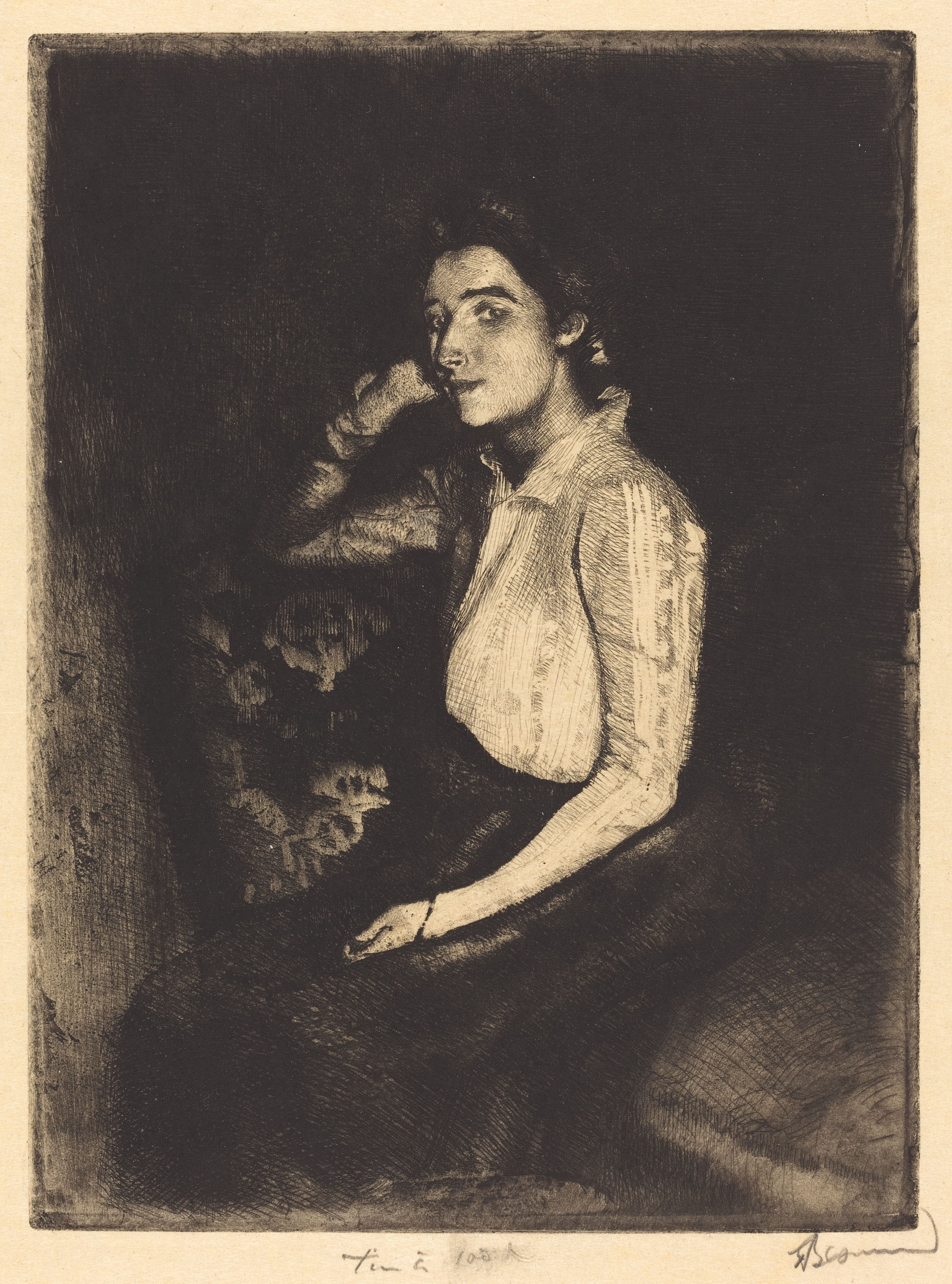 La Biarrote (1901) - Paul-Albert Besnard Tablo