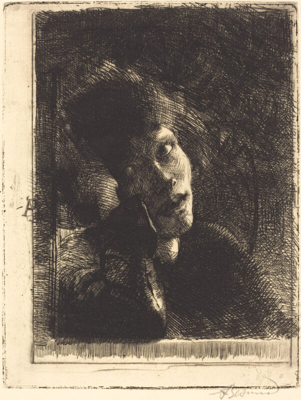 La Muse Accoudée (1884) - Paul-Albert Besnard Tablo