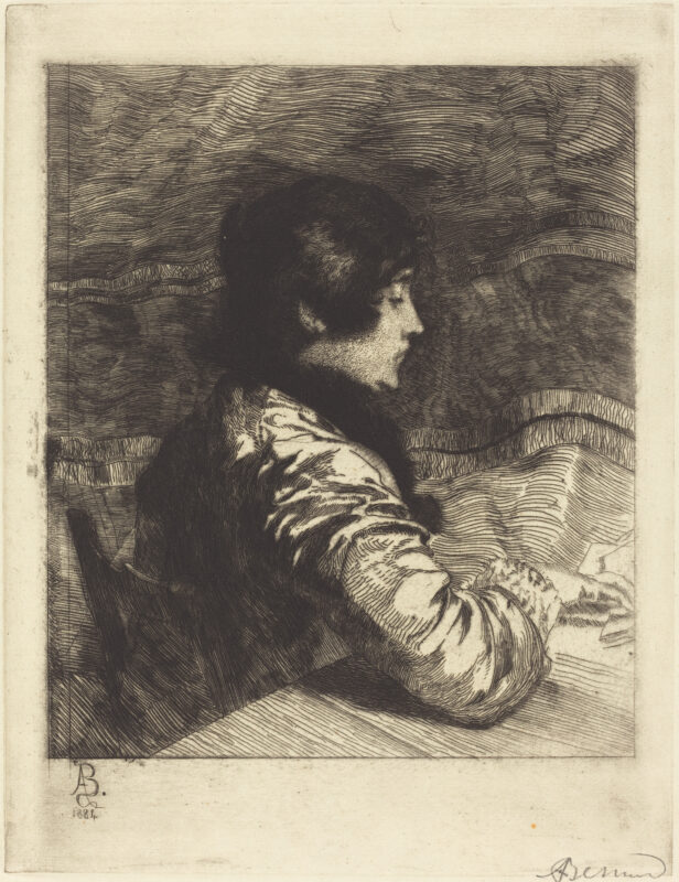 Madame Besnard (1884) - Paul-Albert Besnard Tablo