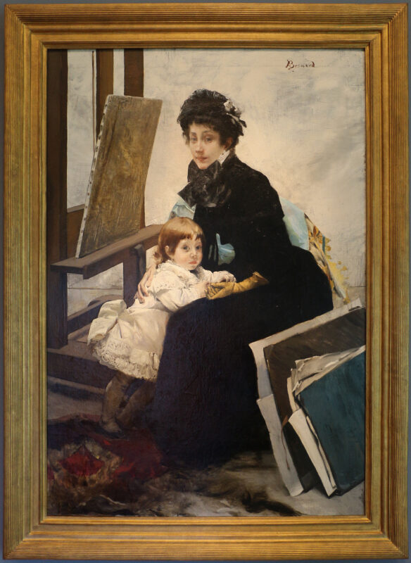 Madeleine Lerolle e sua figlia Yvonne (1880) - Paul-Albert Besnard Tablo