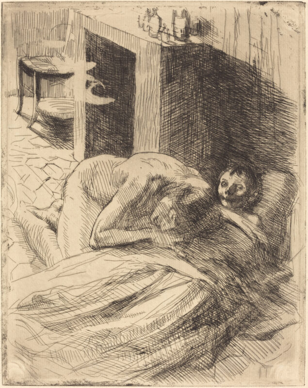 Misery (1886) - Paul-Albert Besnard Tablo