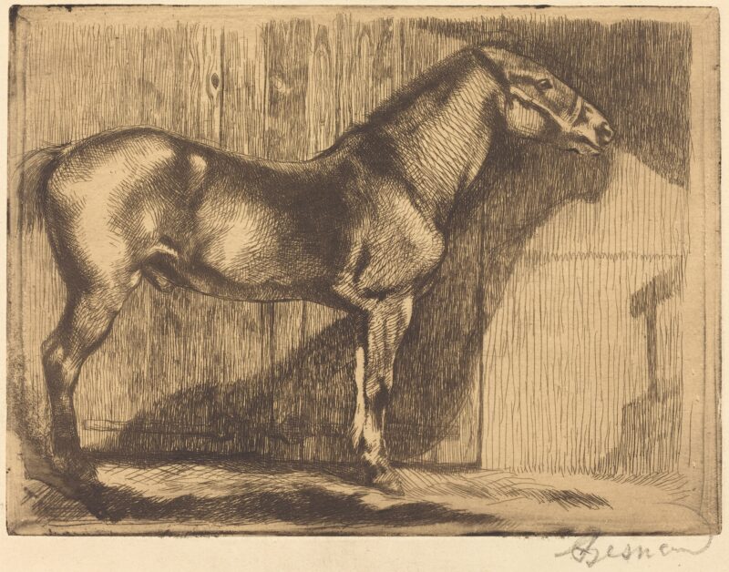 Pony (1892) - Paul-Albert Besnard Tablo
