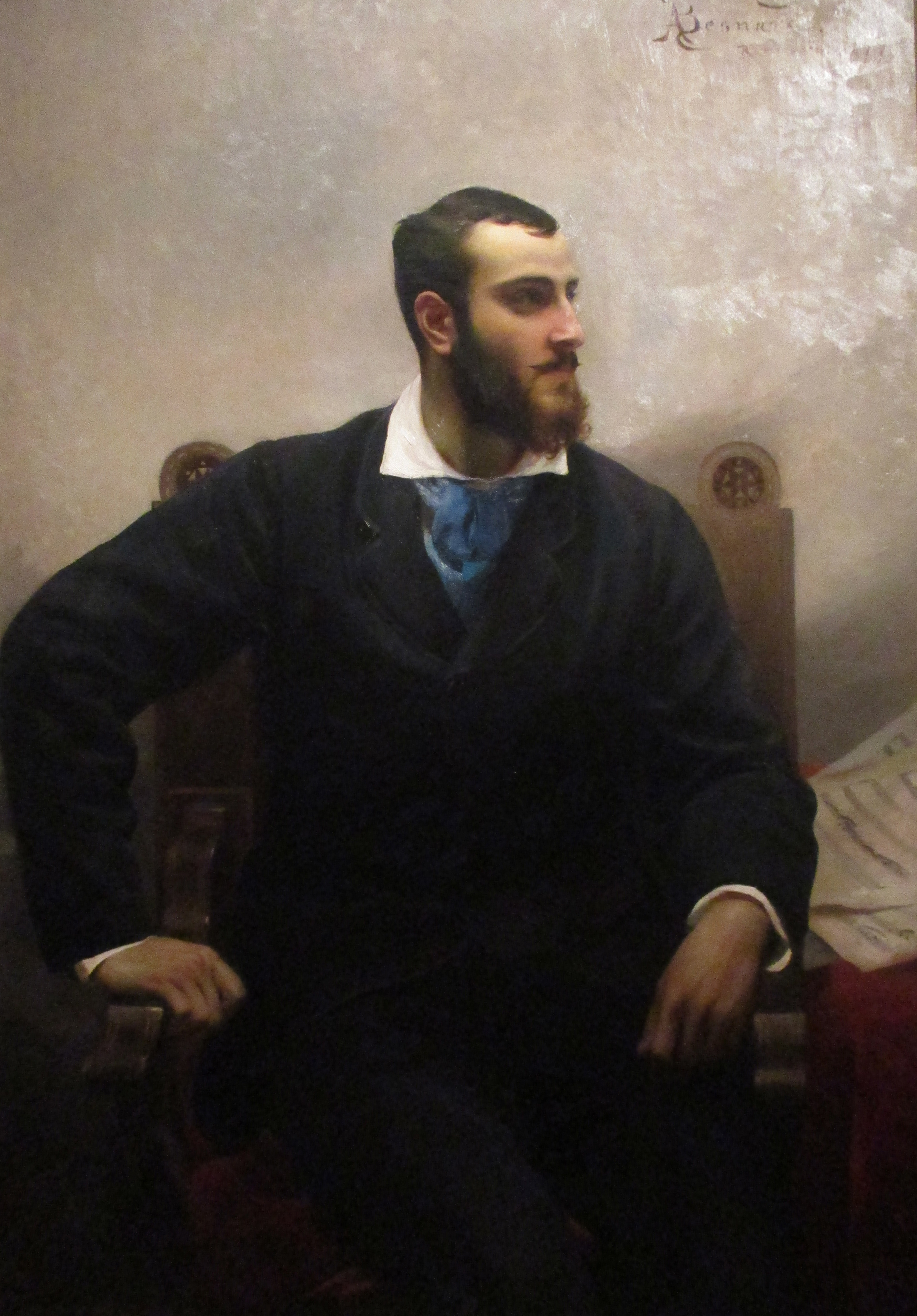 Portrait D'andré Wormser (1877) - Paul-Albert Besnard Tablo