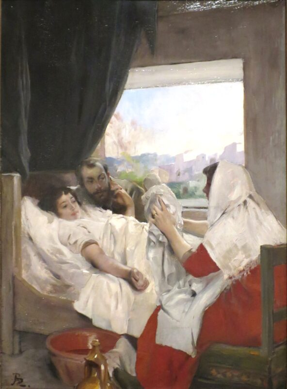 The First Morning (1881) - Paul-Albert Besnard Tablo