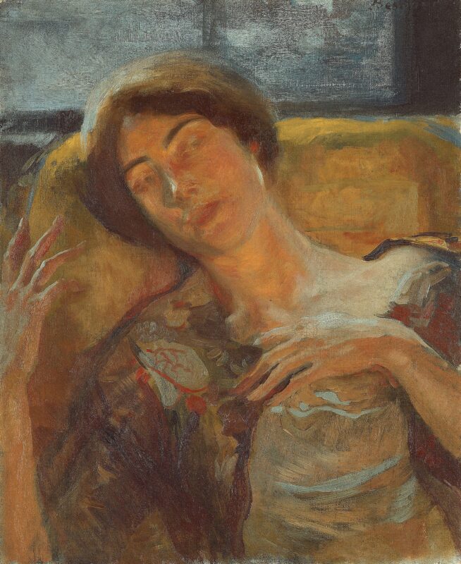 Woman's Head (1922) - Paul-Albert Besnard Tablo