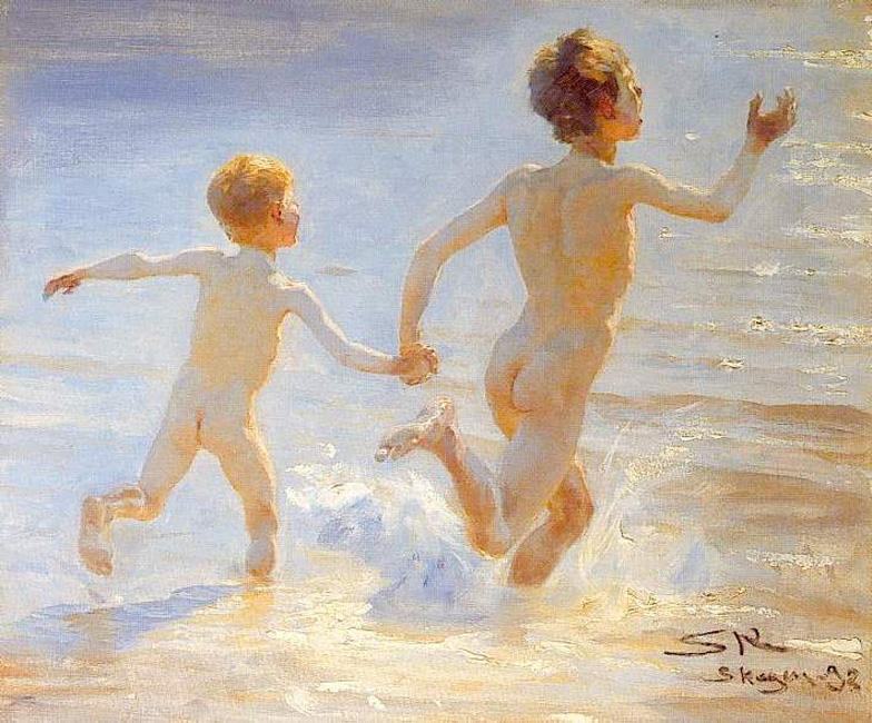 Beach of Skagen (1892) – Peder Severin Krøyer Tablo