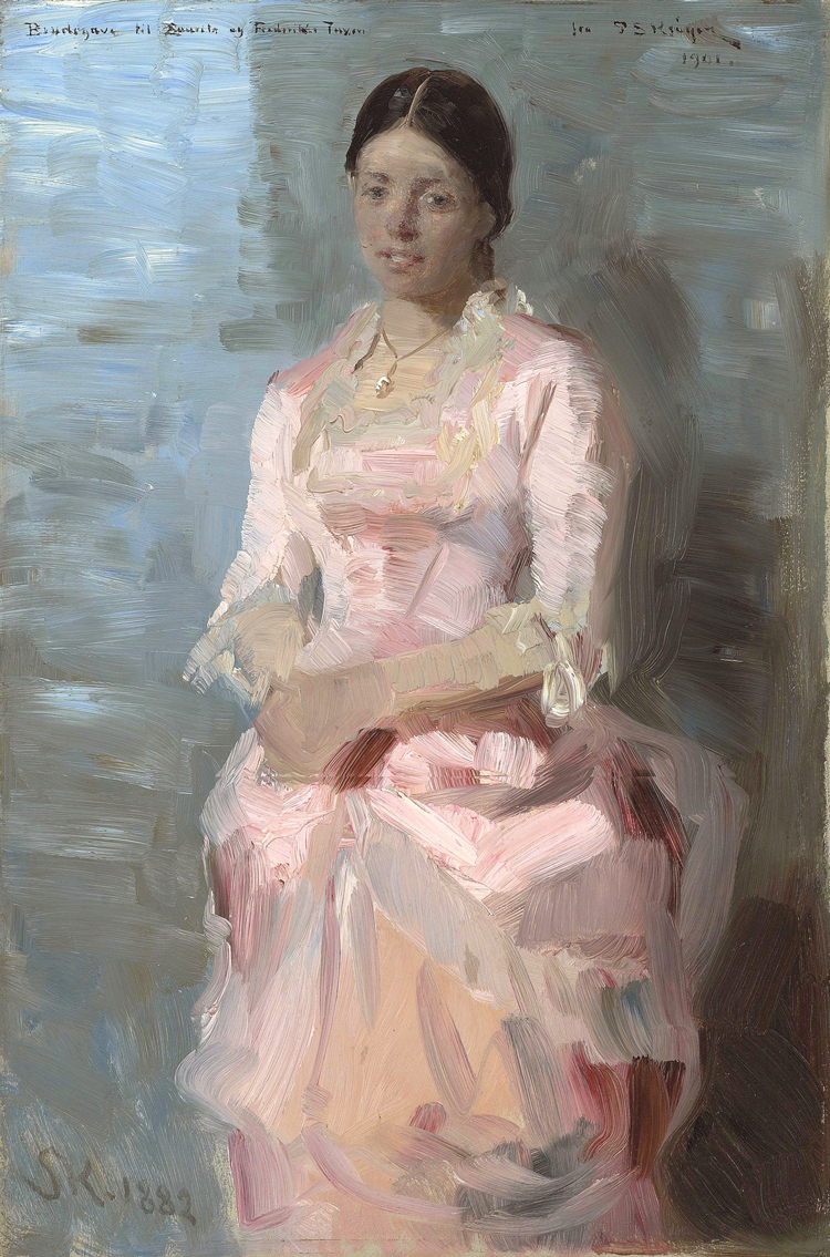 Frederikke Tuxen (1882) - Peder Severin Krøyer Tablo