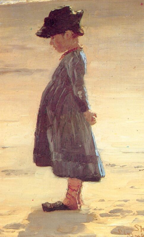 Girl on the Beach (1884) – Peder Severin Krøyer Tablo