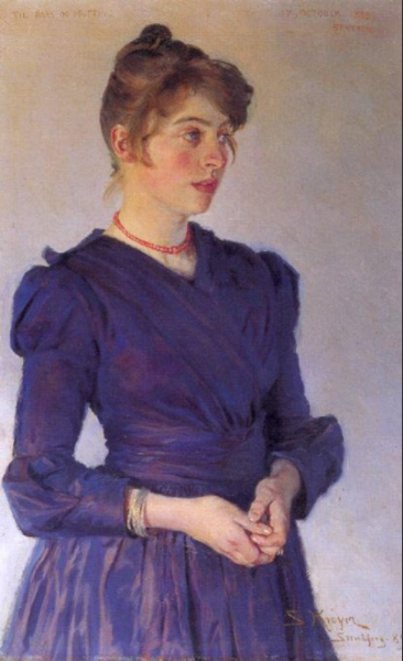 Marie Krøyer - Peder Severin Krøyer Tablo