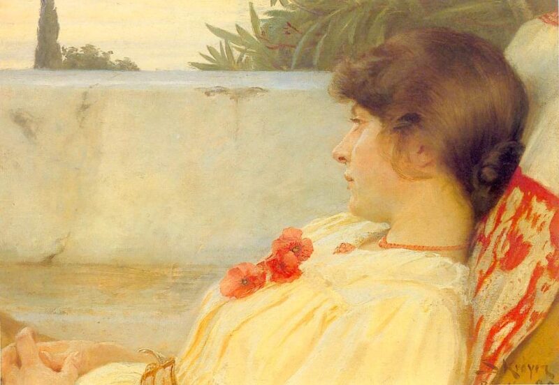 Marie in Ravello (1891) - Peder Severin Krøyer Tablo