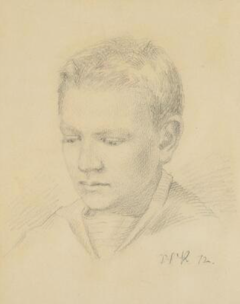 Portrait of a boy (1872) - Peder Severin Krøyer Tablo