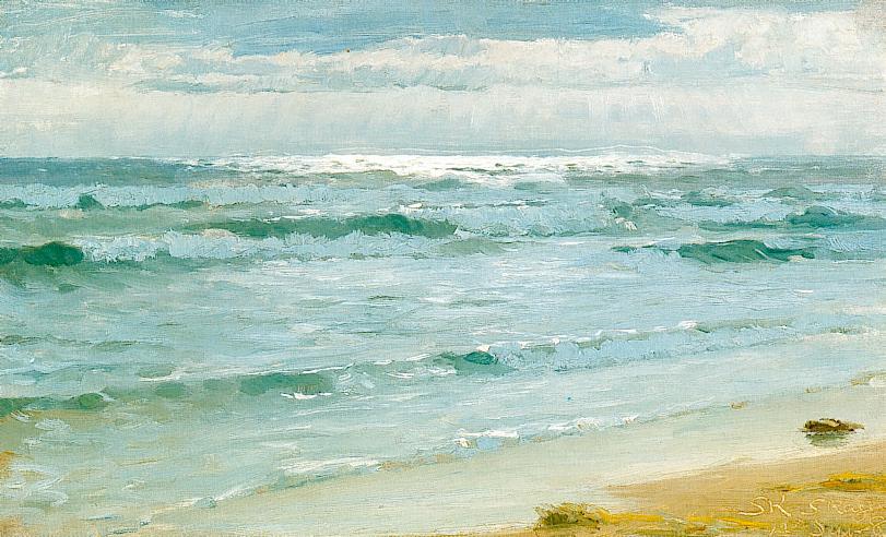 Sea at Skagen (1882) - Peder Severin Krøyer Tablo