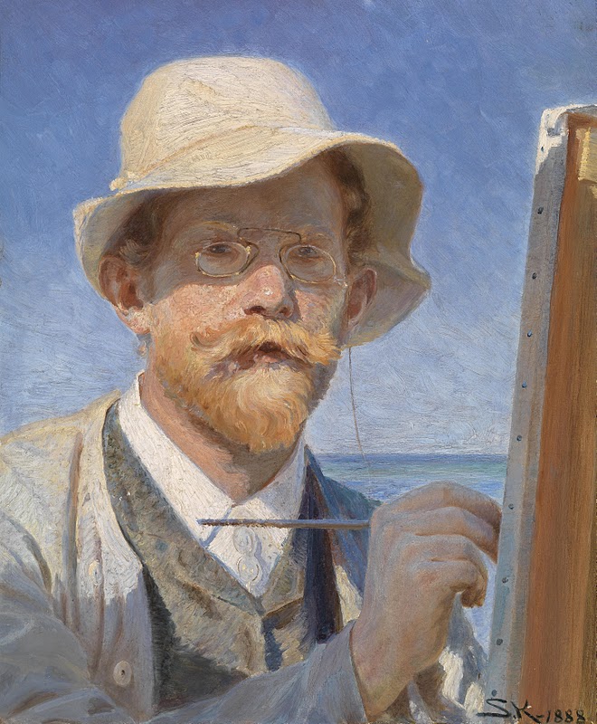 Self Portrait (1888) - Peder Severin Krøyer Tablo