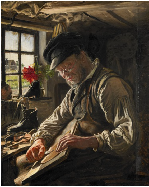 Shoemaker (1887) - Peder Severin Krøyer Tablo